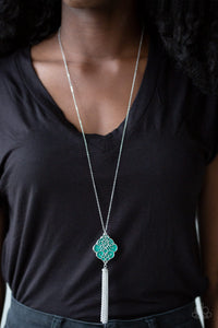 Malibu Mandala Necklace (Blue, Green)