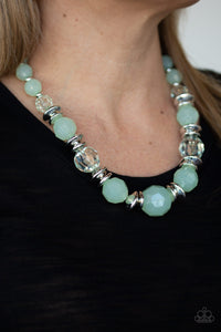 Dine and Dash Green Necklace