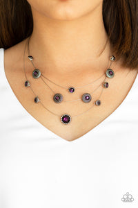 SHEER Thing! Purple Necklace