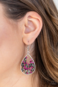 Cash or Crystal? Pink Earring