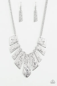 Texture Tigress Silver Necklace