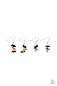 Starlet Shimmer Halloween Bat Multi Earring