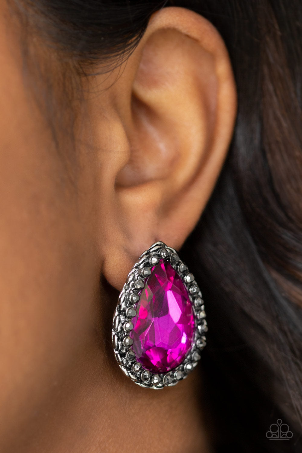 Dare To Shine Pink Earring