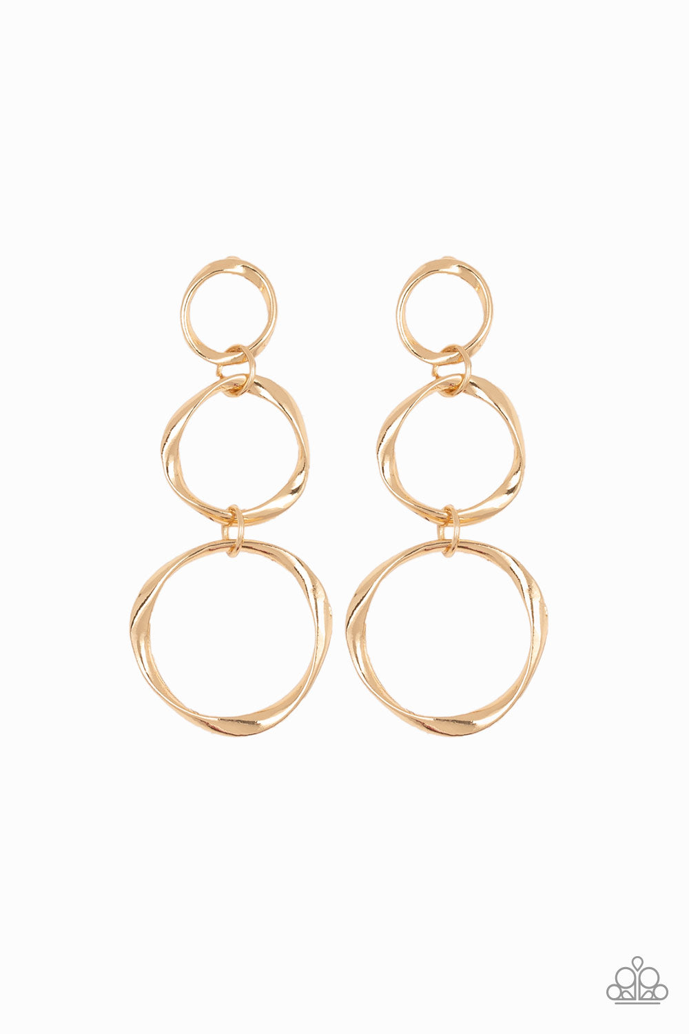 Three Ring Radiance Earring (Copper, Gold)
