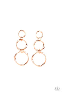 Three Ring Radiance Earring (Copper, Gold)