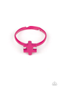 Starlet Shimmer Puzzle Piece Ring