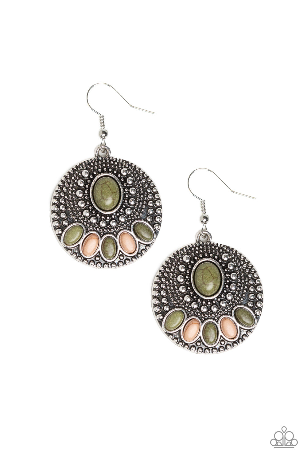 Sandstone Paradise Green Earring