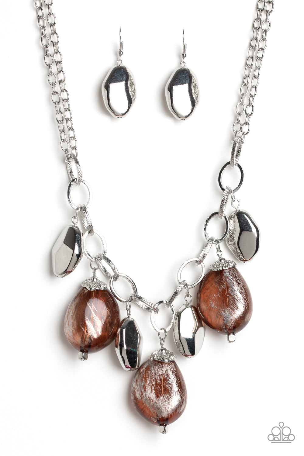 Looking Glass Glamorous Brown Necklace