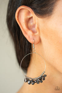 Crystal Collaboration Silver Earring