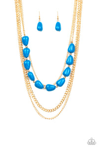 Trend Status Blue Necklace