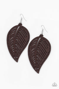 Amazon Zen Brown Earring