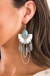 Sure Thing, Chief! Blue Earring