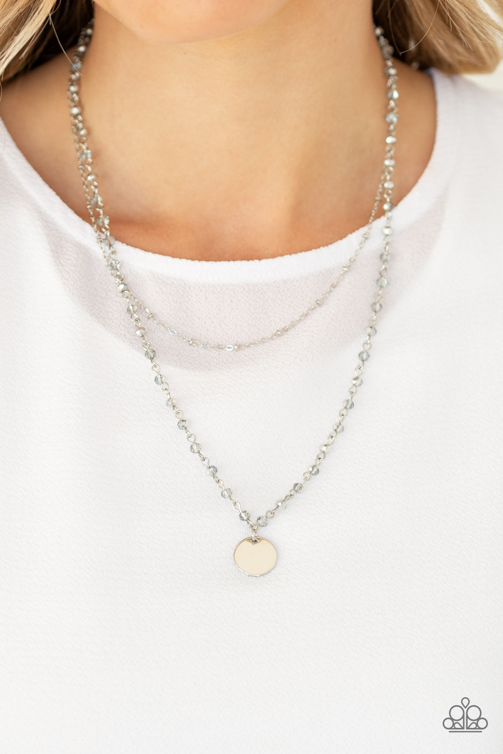 Dainty Demure Silver Necklace