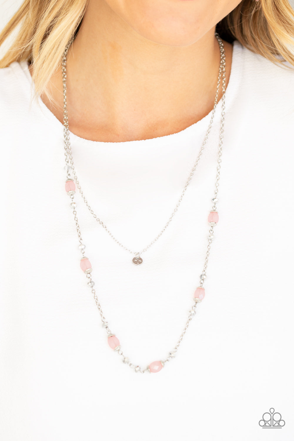 Irresistibly Iridescent Pink Necklace