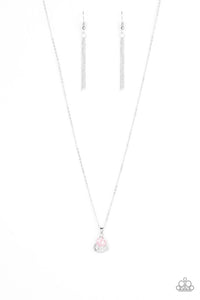 Turn On The Charm Pink Necklace