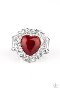 Lovely Luster Red Ring