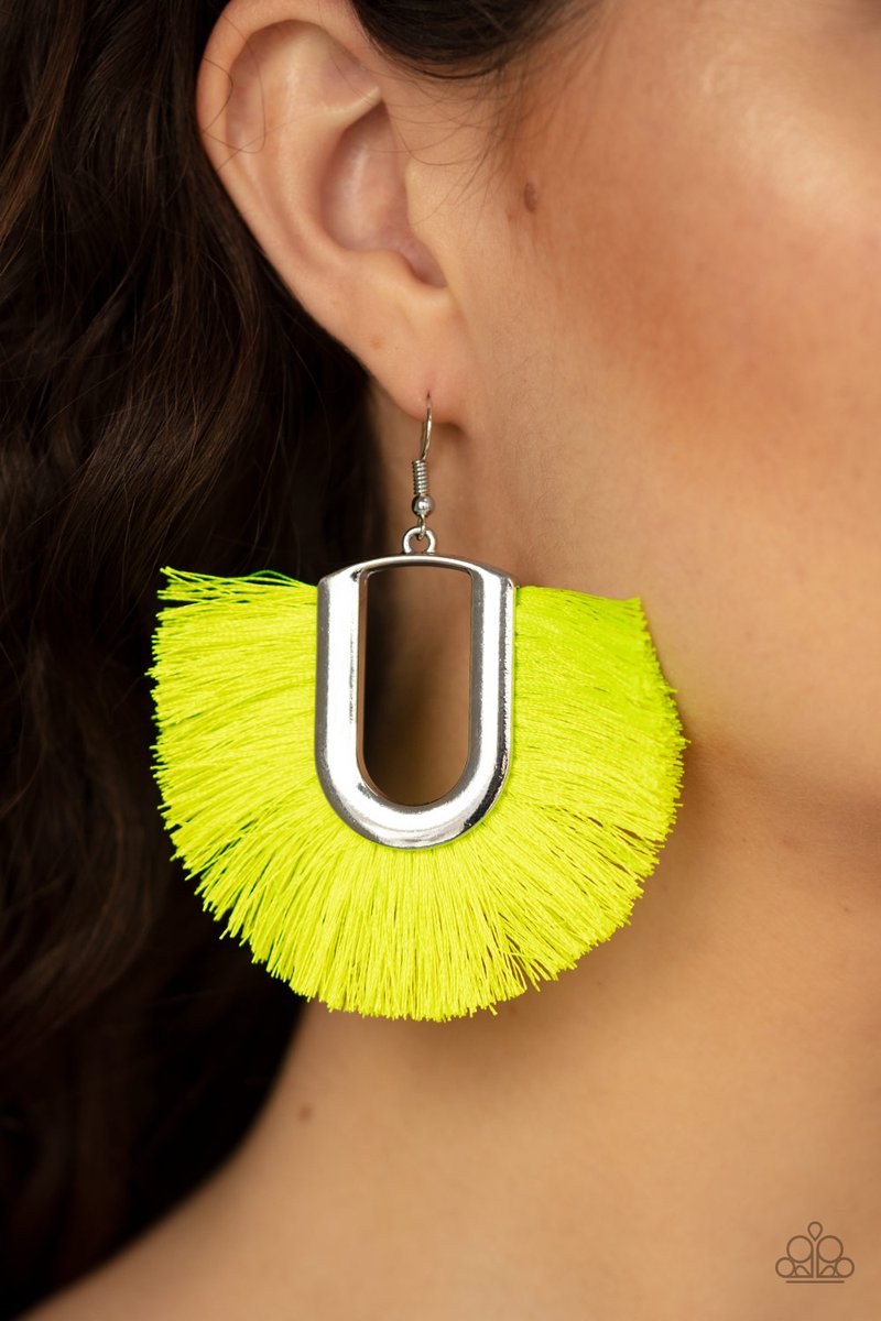 Tassel Tropicana Yellow Earring