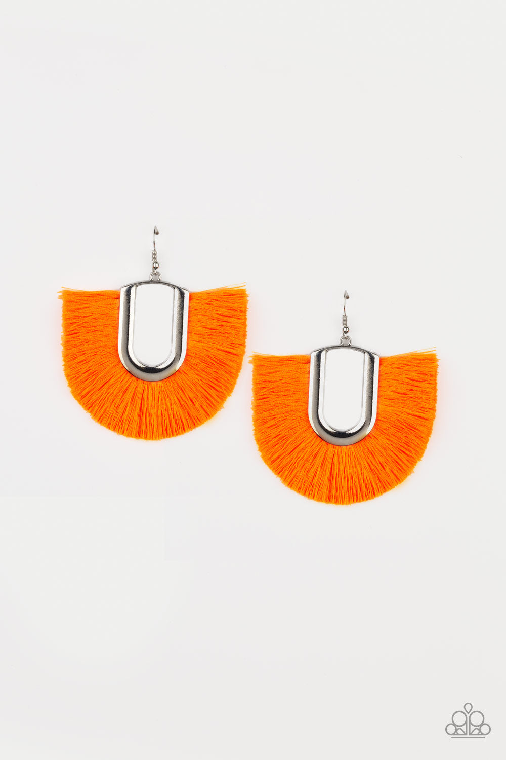 Tassel Tropicana Orange Earring