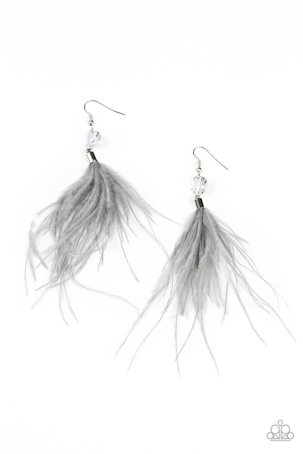 Feathered Flamboyance Earring (Black, Gold, Silver)