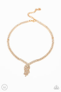 Ante Up Choker Gold Necklace