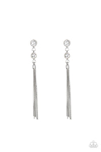 Tassel Twinkle White Earring