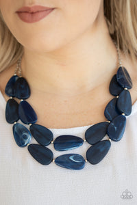 Colorfully Calming Blue Necklace
