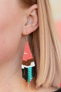 Summer Heat Orange Earring