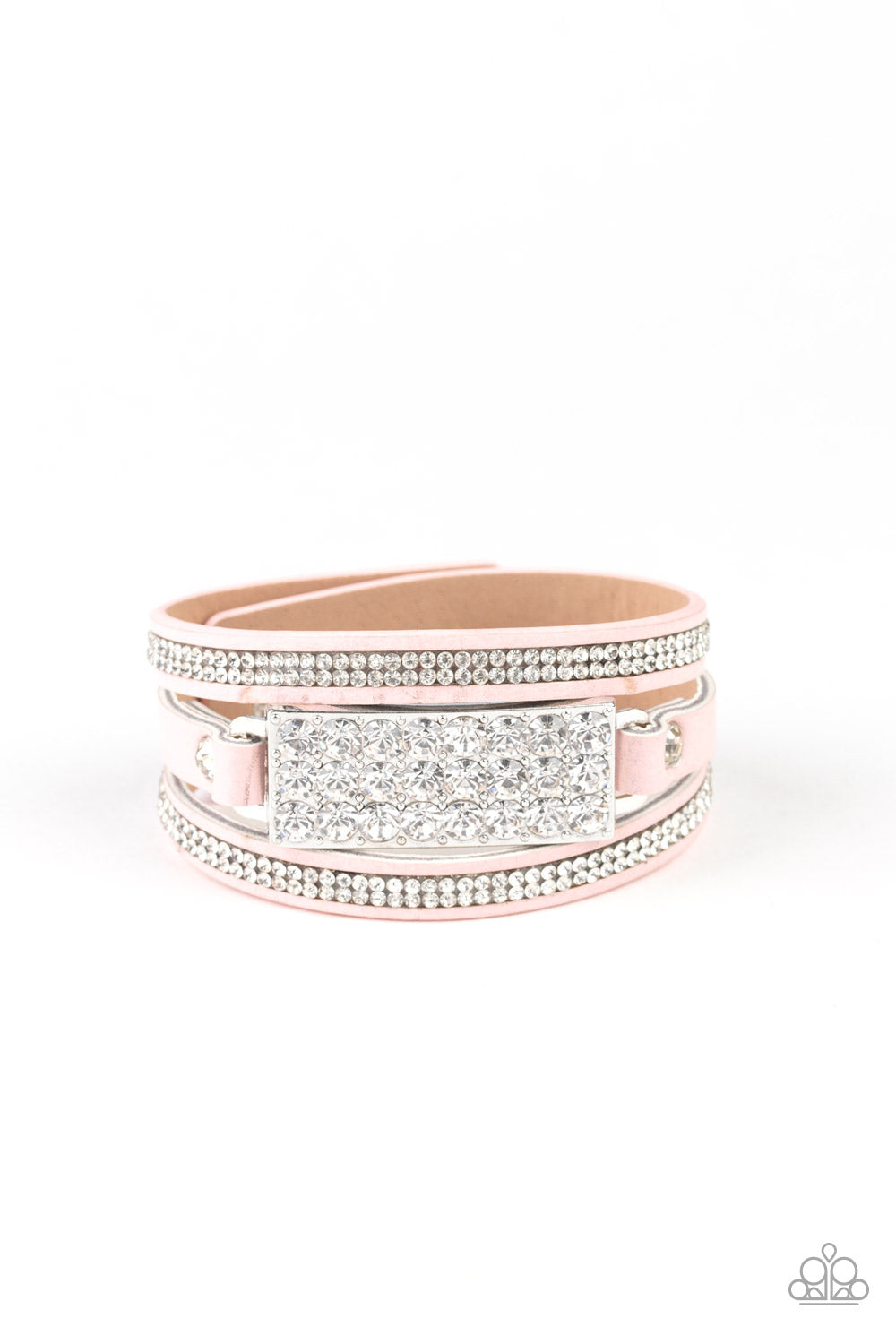 Shockingly Sparkly Pink Bracelet
