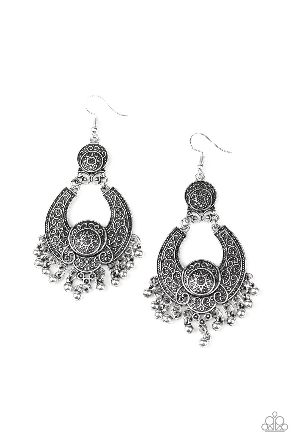 Sunny Chimes Silver Earring