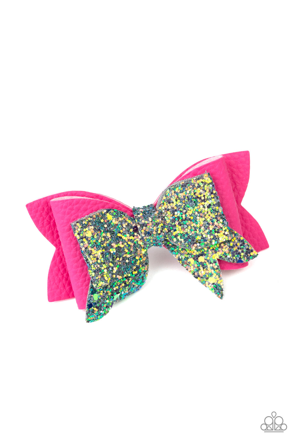 Sugary Sequins Pink Hair Clip