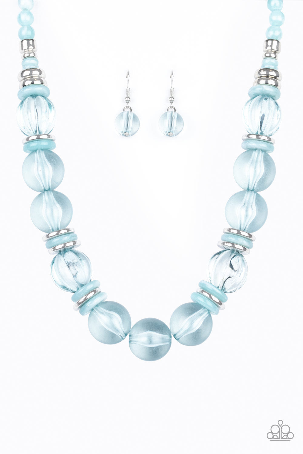 Bubbly Beauty Blue Necklace