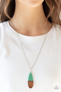 Going Overboard Necklace (Green, Purple, Yellow)