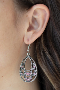 Malibu Macrame Pink Earring