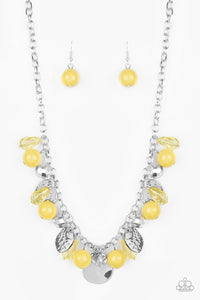 Prismatic Sheen Yellow Necklace