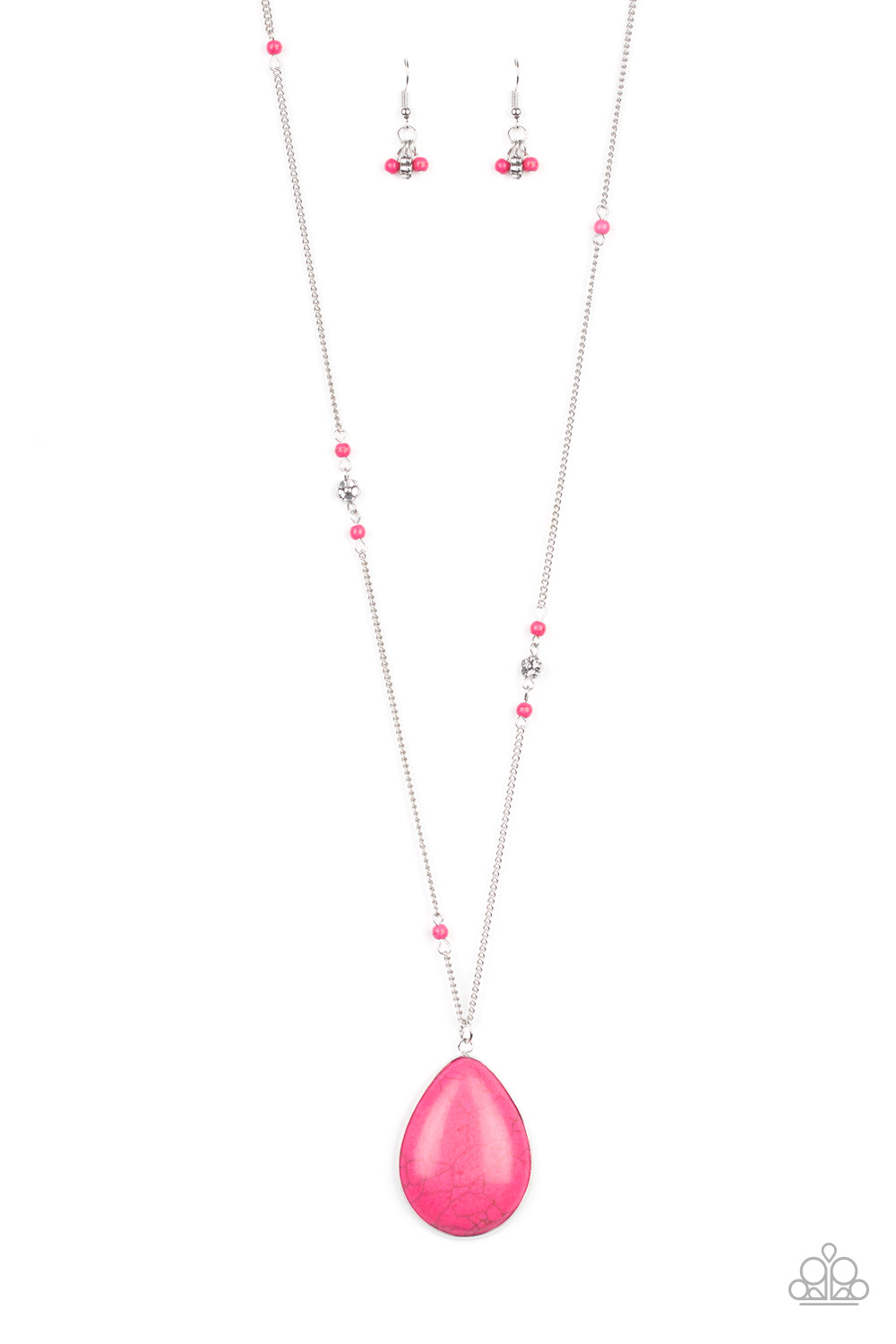 Desert Meadow Necklace (Pink, Purple)