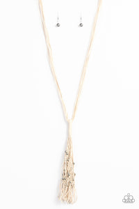 Hand-Knotted Knockout White Necklace