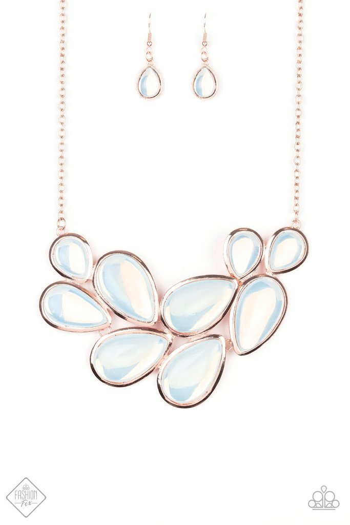 Iridescently Irresistible Rose Gold Necklace