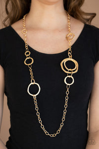 Amped Up Metallics Necklace (Gold, Silver)
