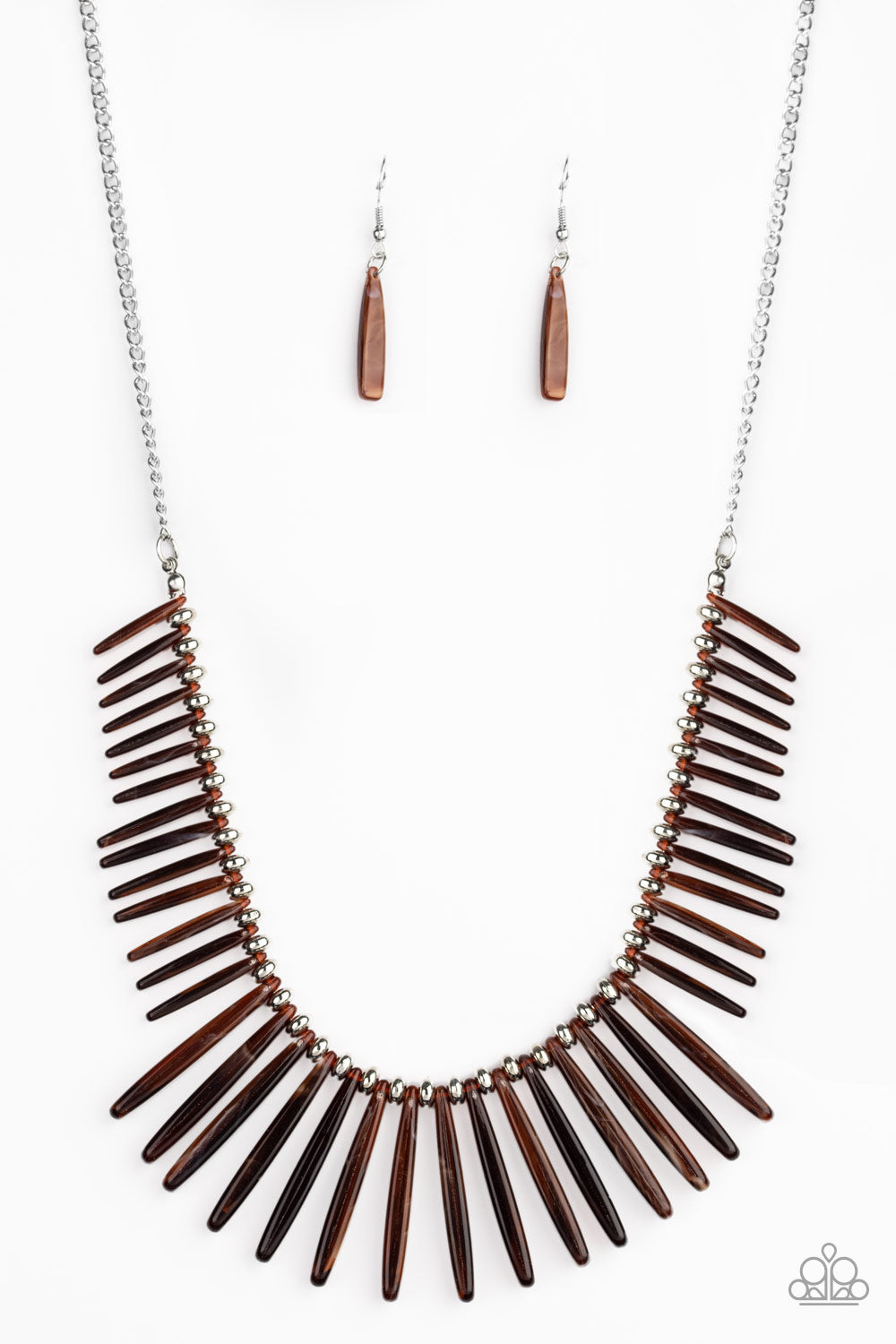 Out of My Element Brown Necklace