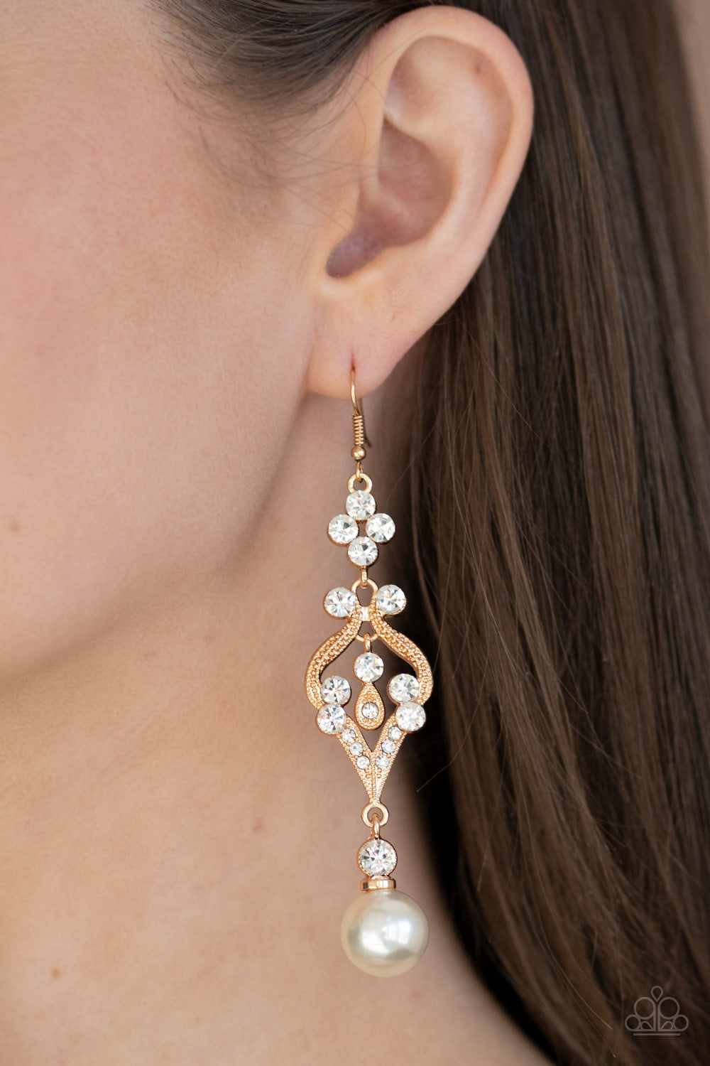 Elegantly Extravagant Gold Earring