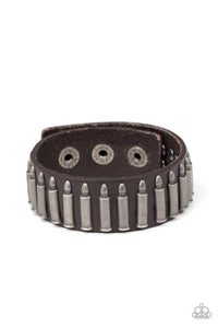 Armed And Dangerous Brown Bracelet