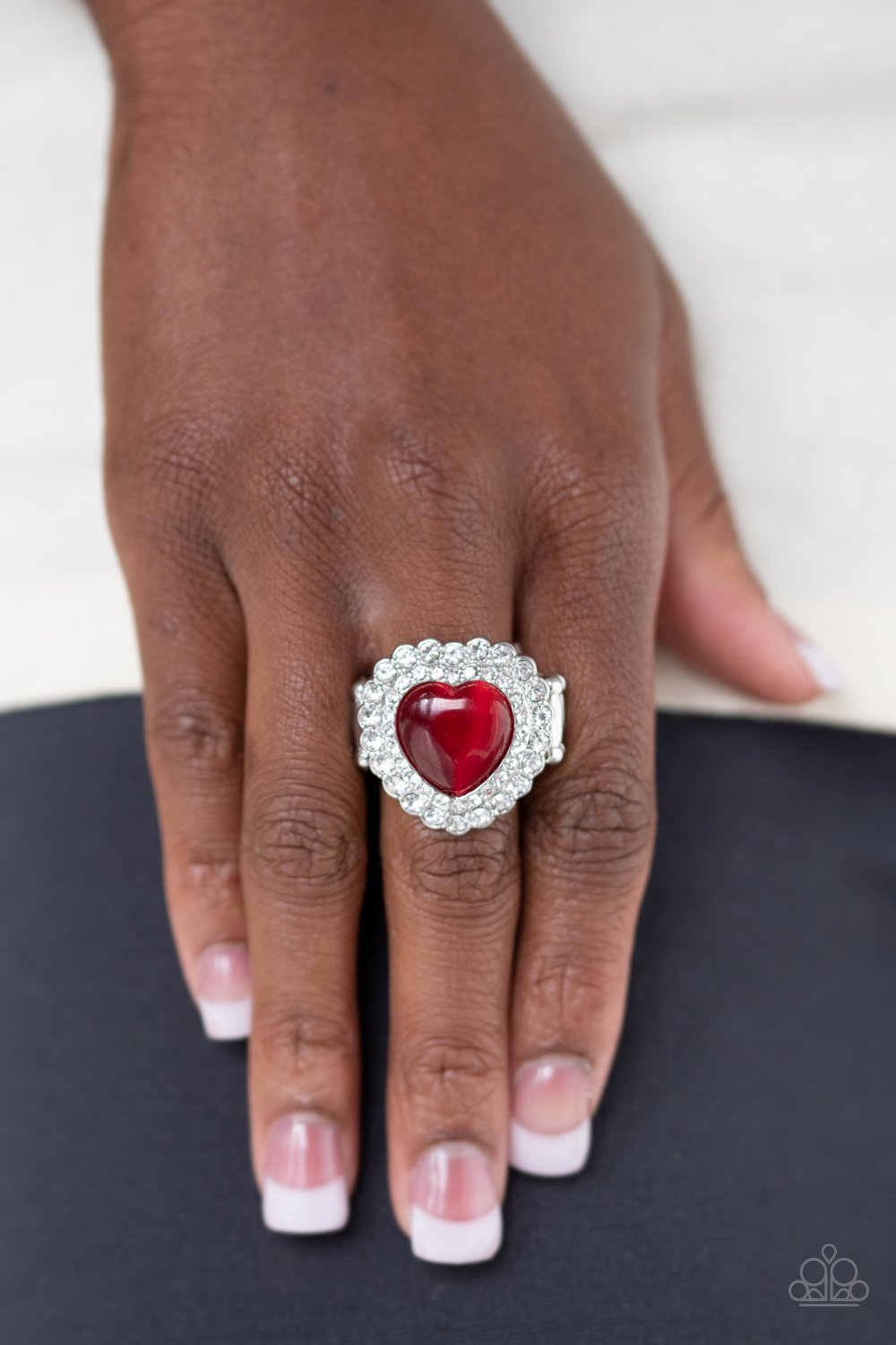 Lovely Luster Red Ring
