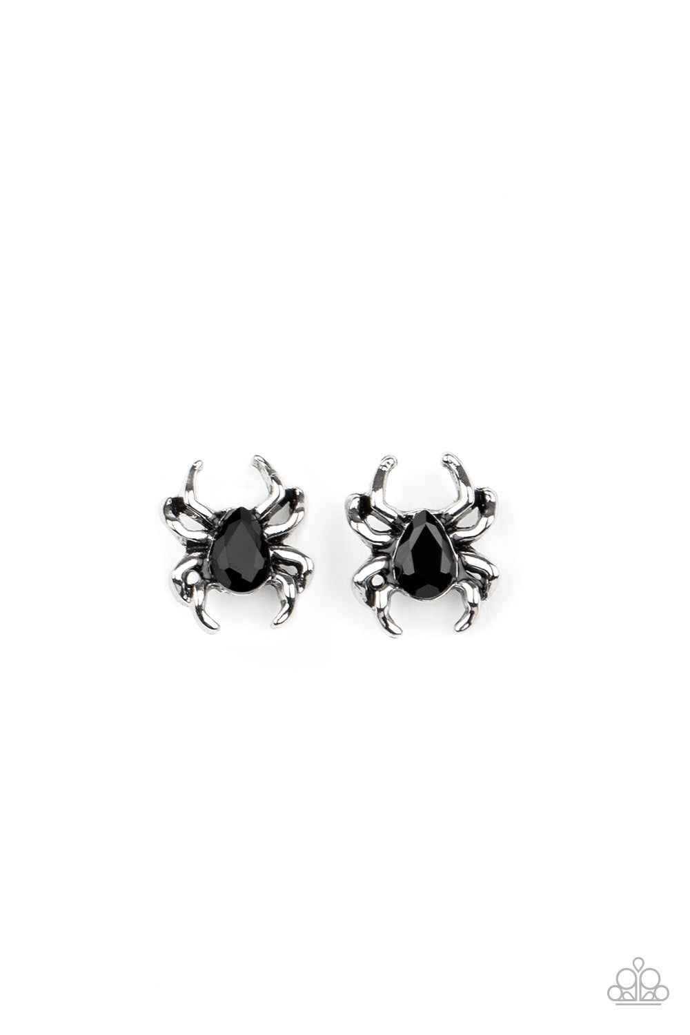 Starlet Shimmer Halloween Rhinestone Spider Earring