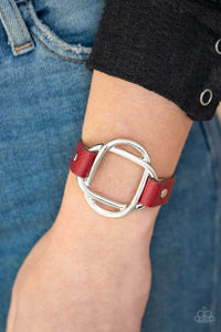 Nautically Knotted Red Bracelet