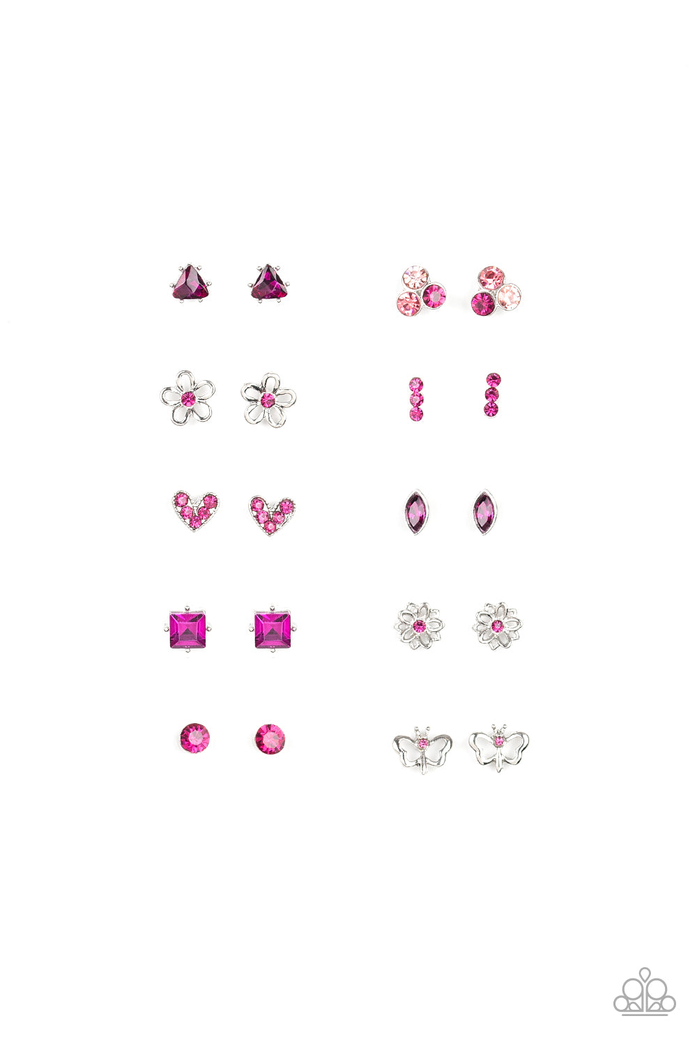Starlet Shimmer Pink Rhinestone Earring Kit
