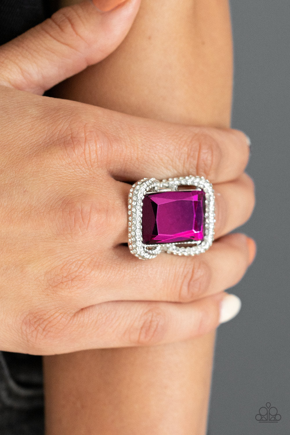 Deluxe Decadence Pink Ring