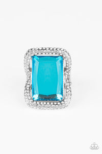 Deluxe Decadence Blue Ring