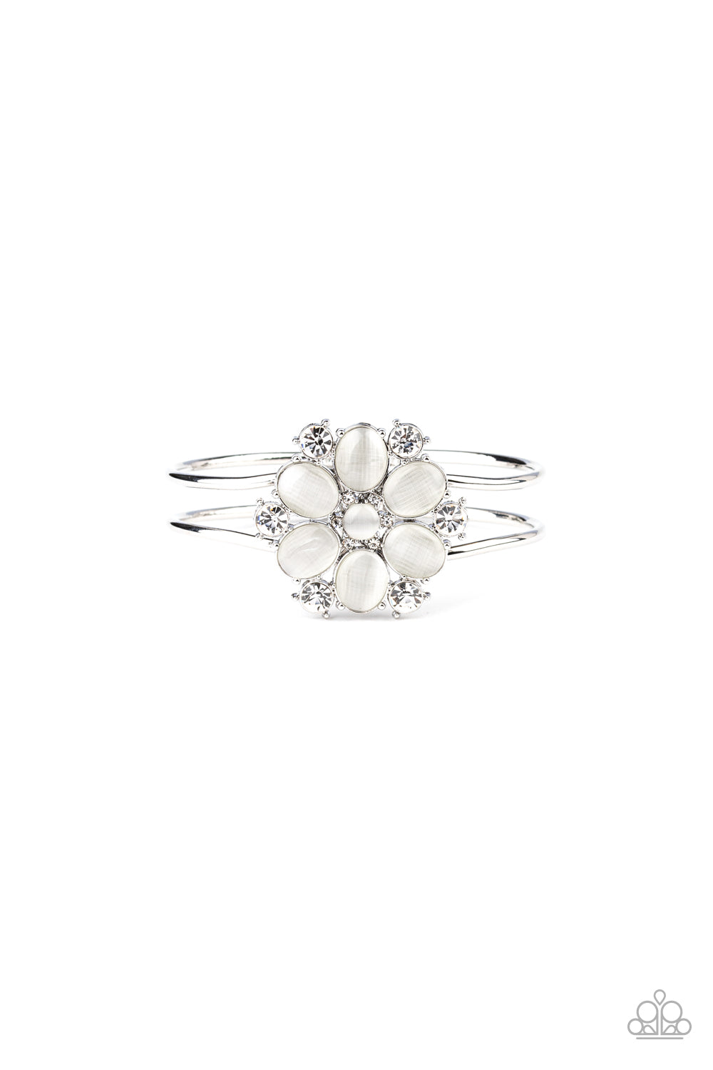 Garden Extravagance White Bracelet