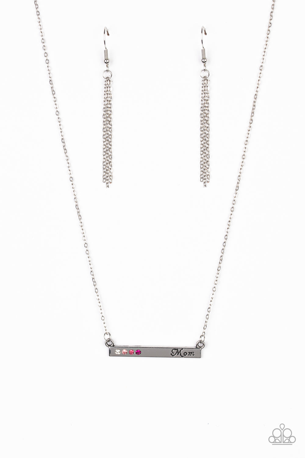 Moms Do It Better Pink Necklace