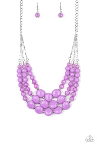 Flirtatiously Fruity Purple Necklace